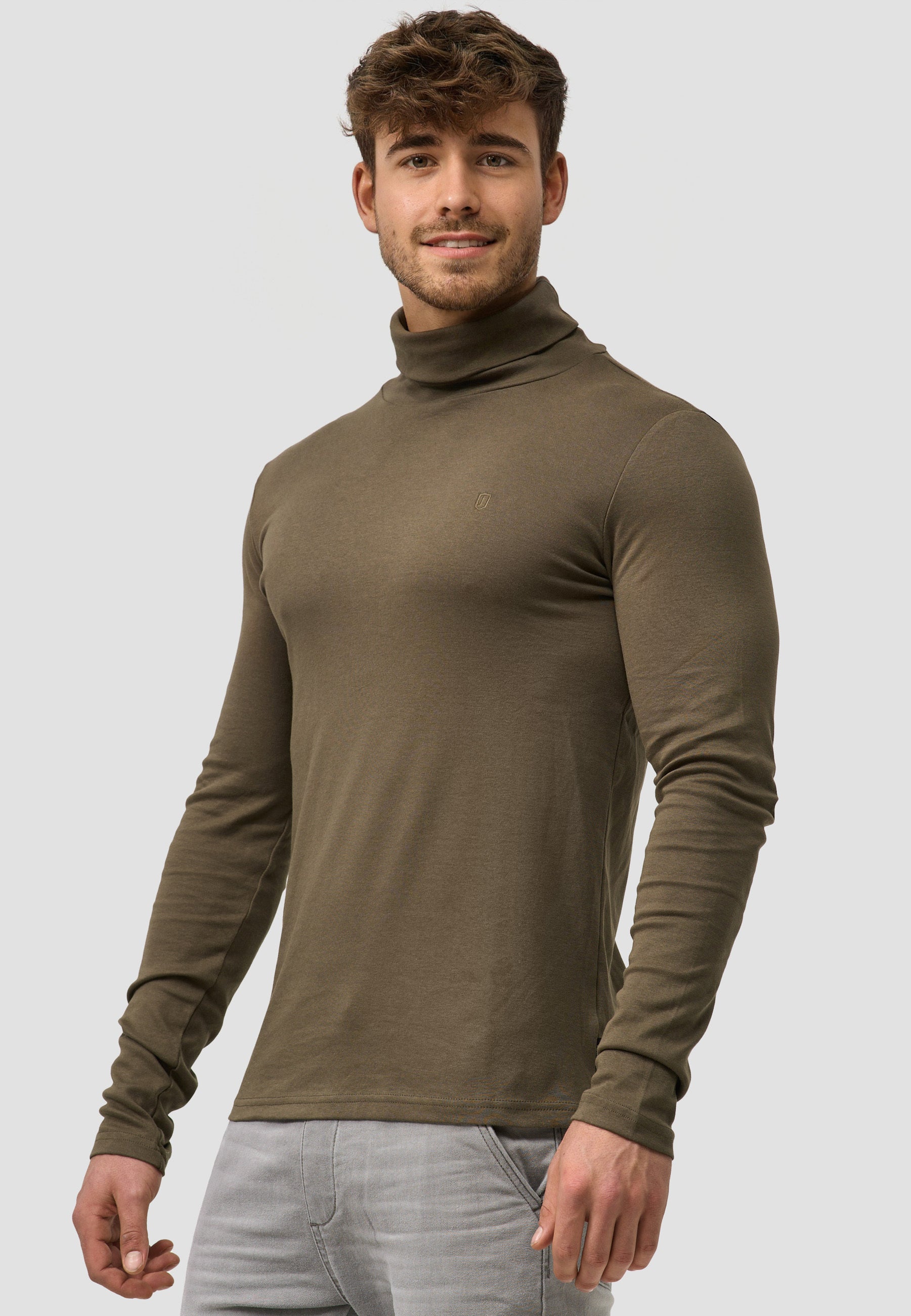 Langarmshirt Rollkragen Eagon Produktbild