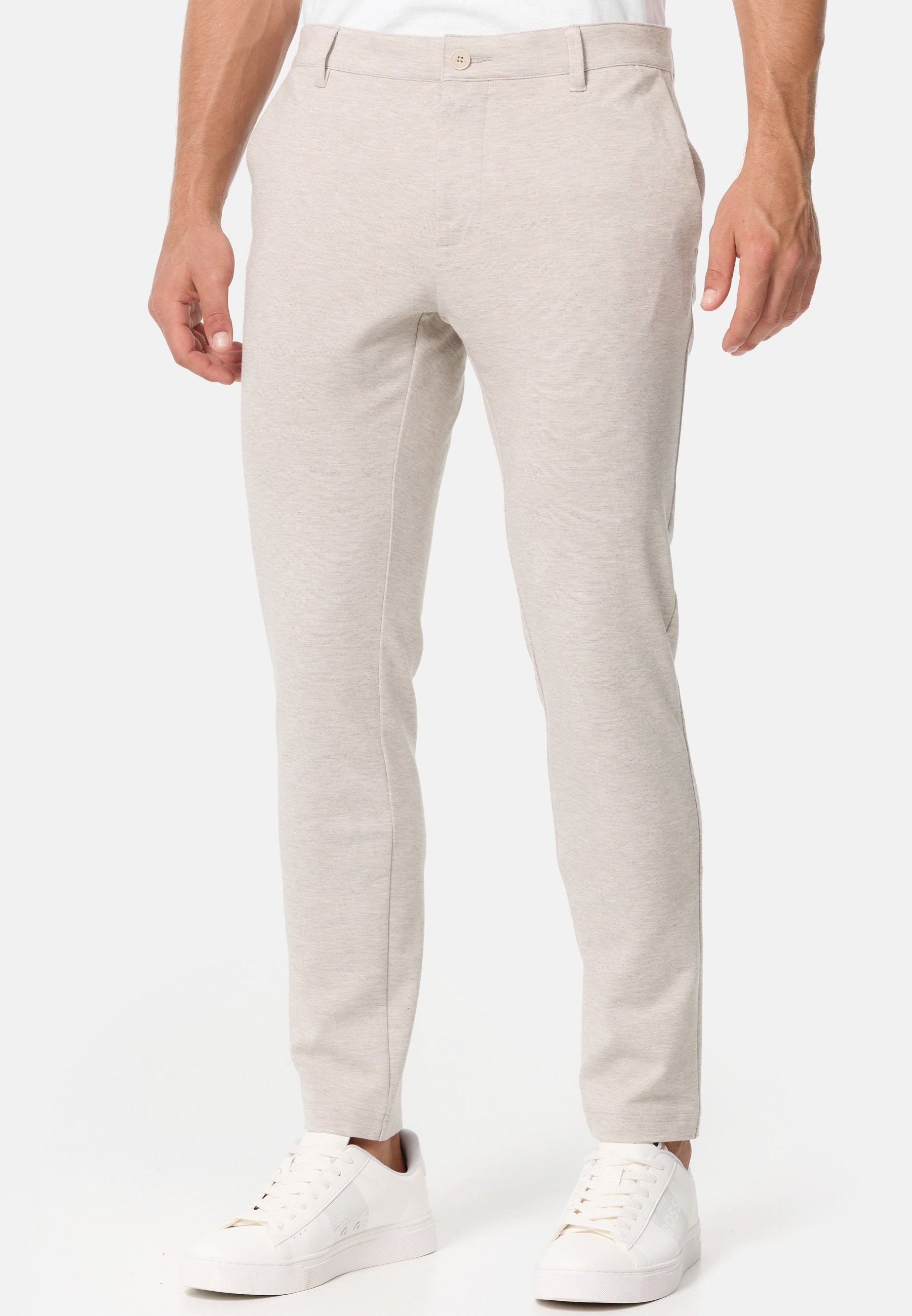 JEFF Herren Chino Hose JFLeo - Stretch Stoffhose Mit 4 Taschen