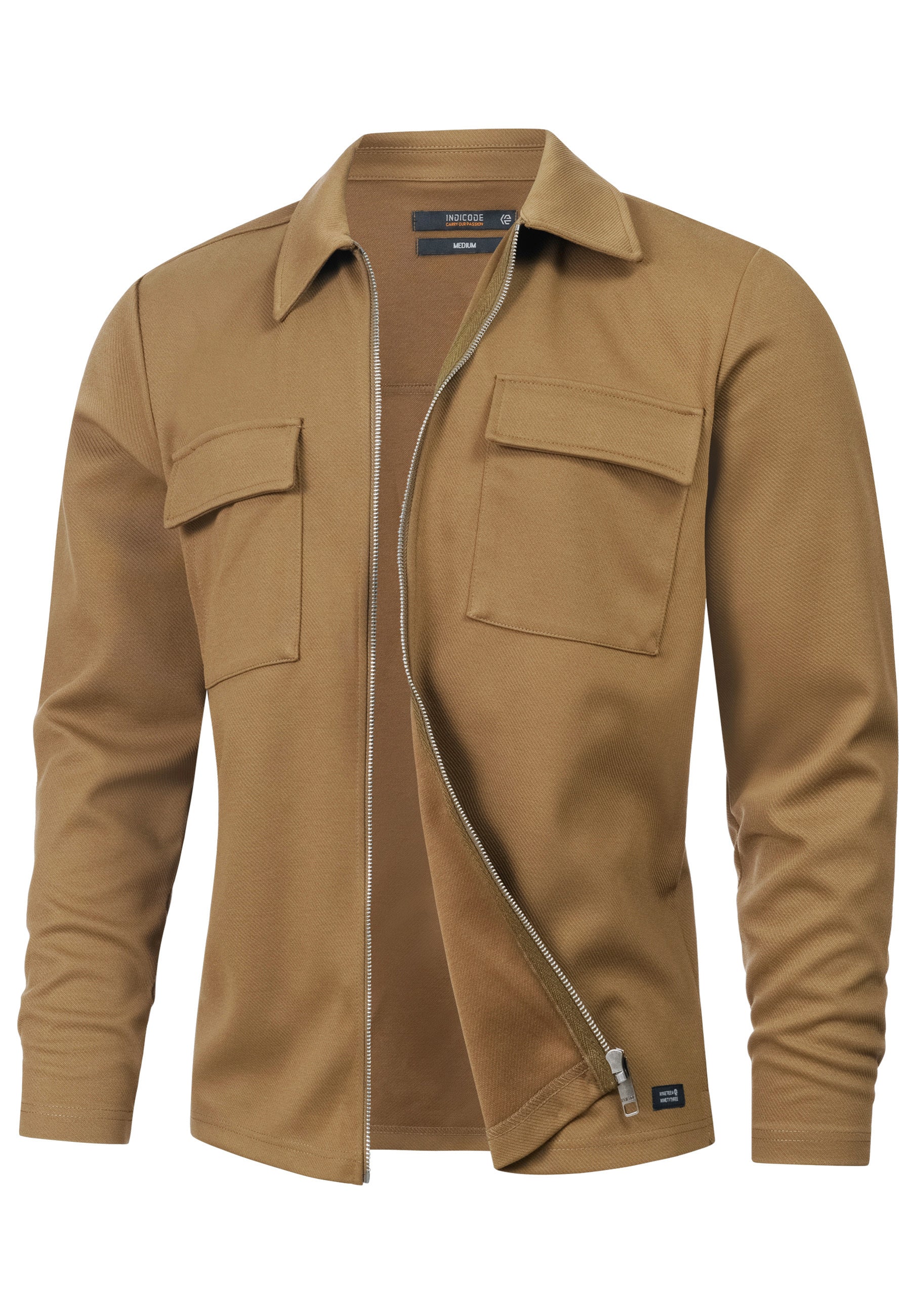 Hemd Langarm INNello Zip Shirt Produktbild