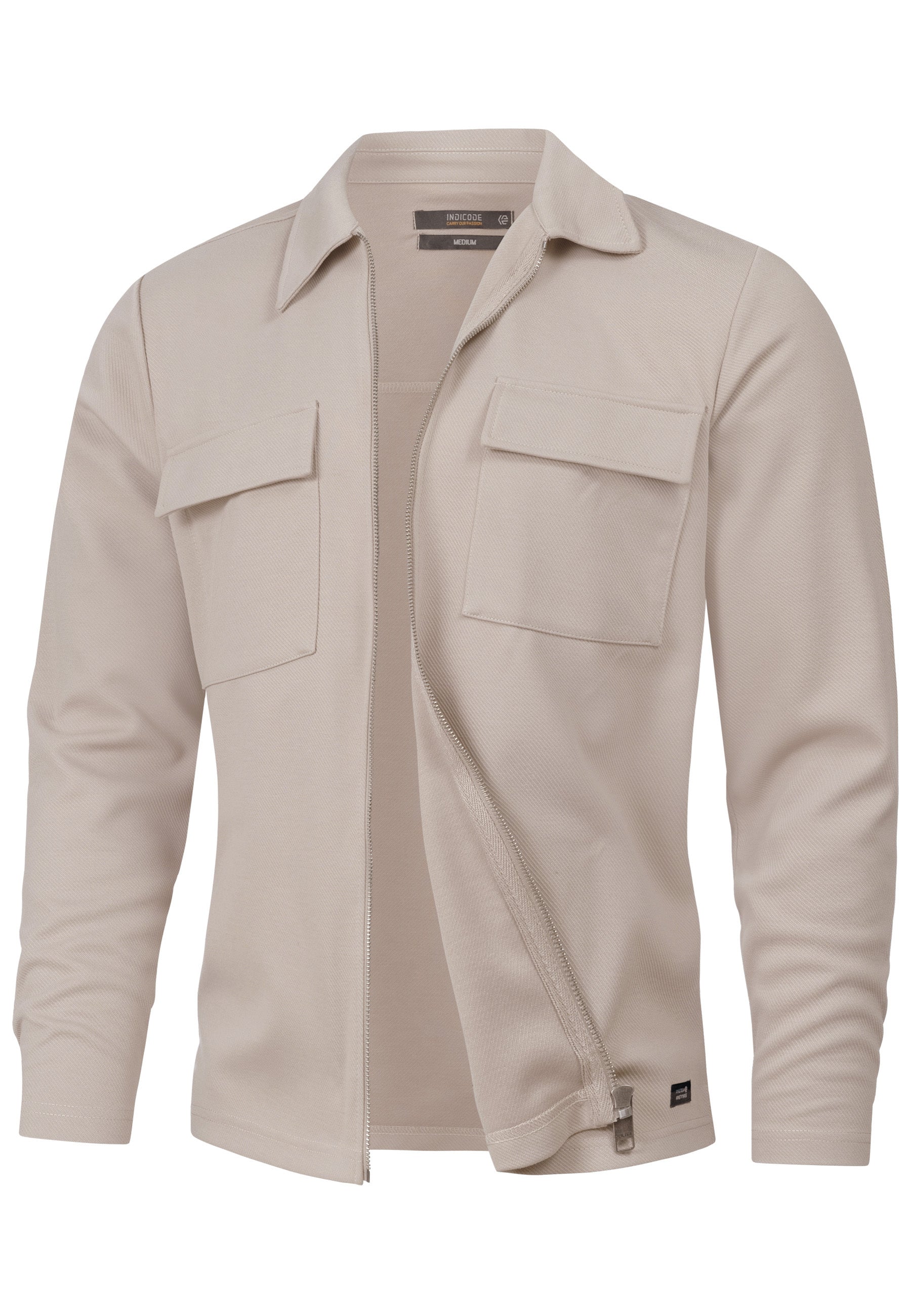 Hemd Langarm INNello Zip Shirt Produktbild