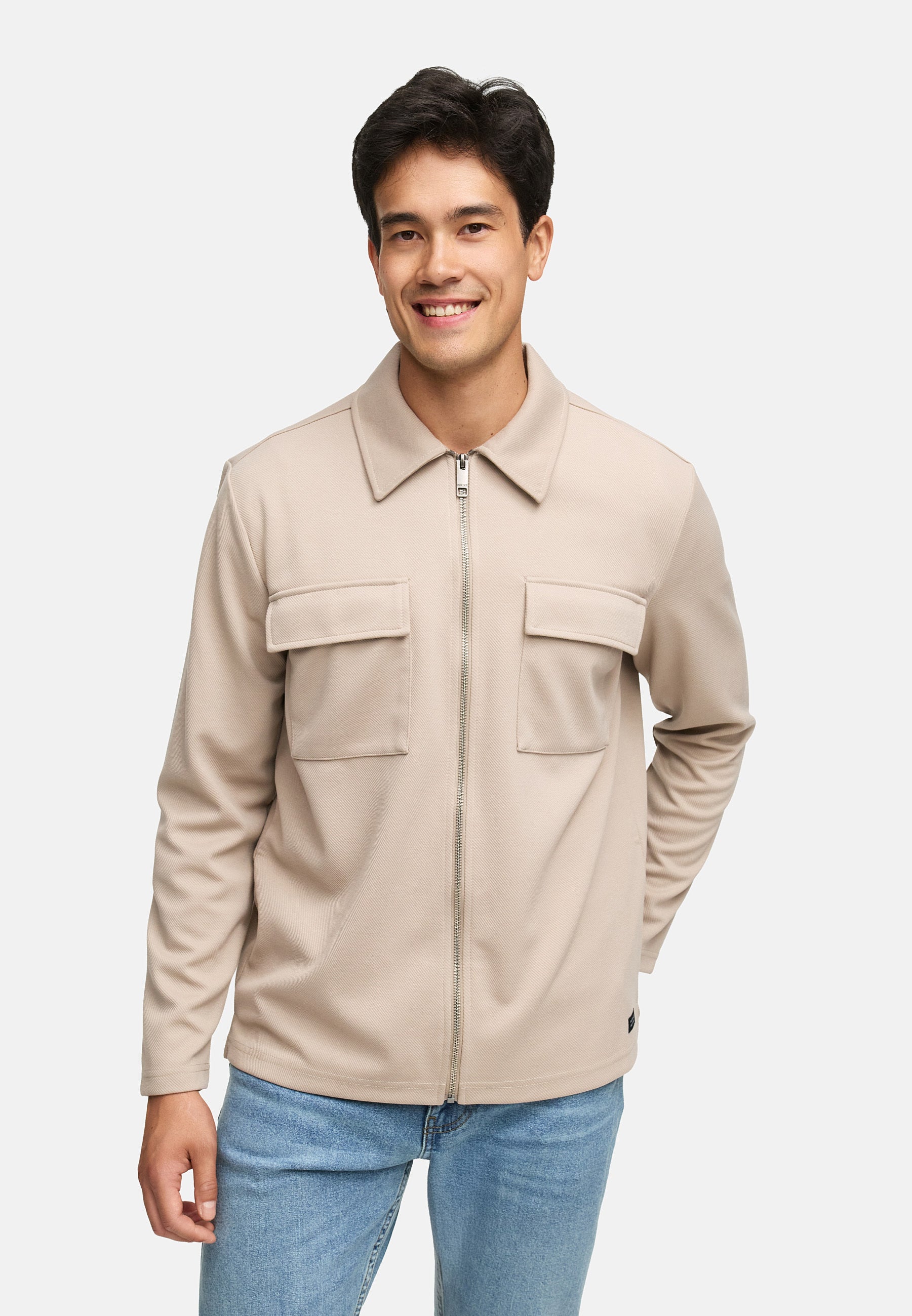 Hemd Langarm INNello Zip Shirt Produktbild