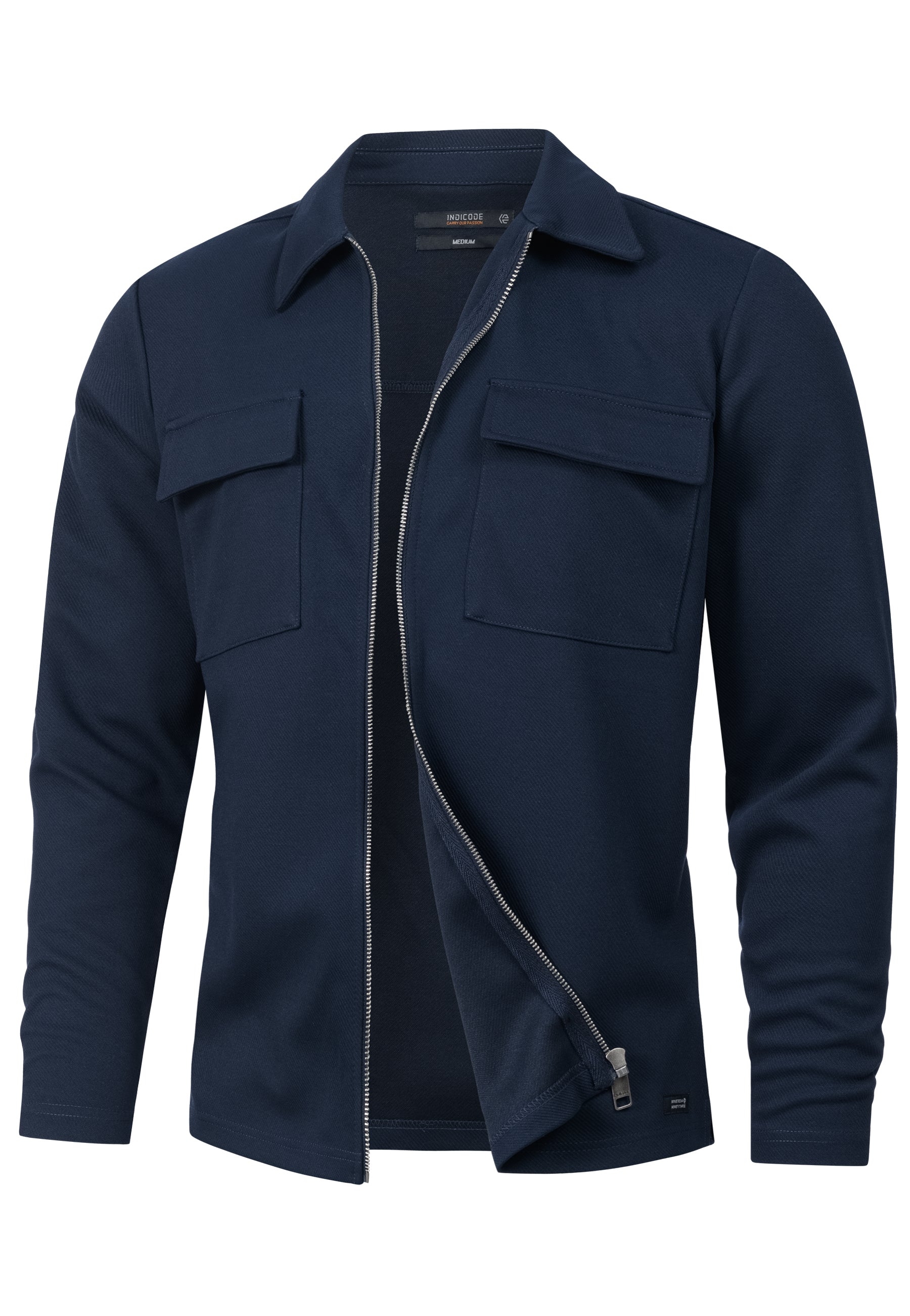 Hemd Langarm INNello Zip Shirt Produktbild