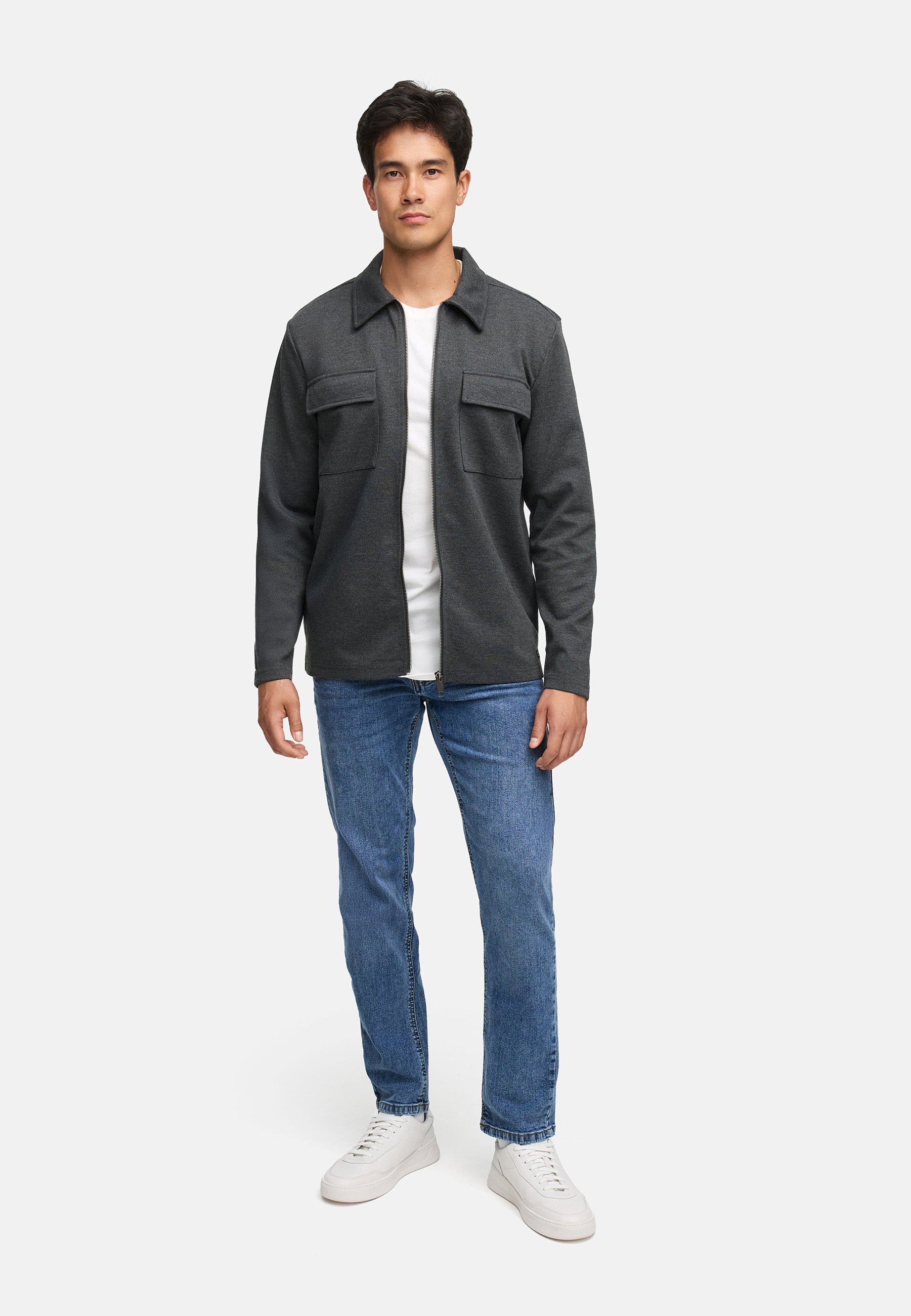 Hemd Langarm INNello Zip Shirt Produktbild