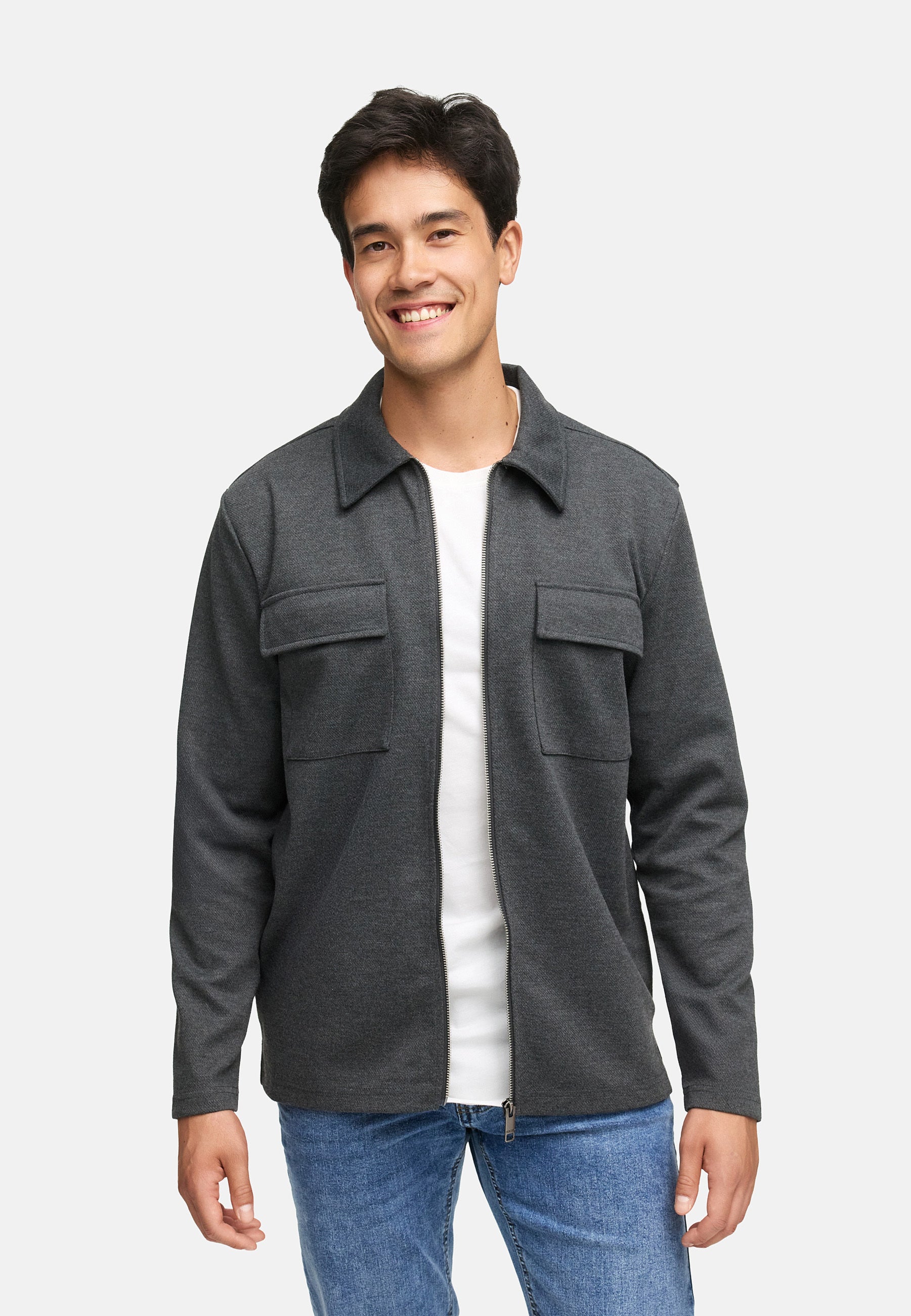 Hemd Langarm INNello Zip Shirt Produktbild