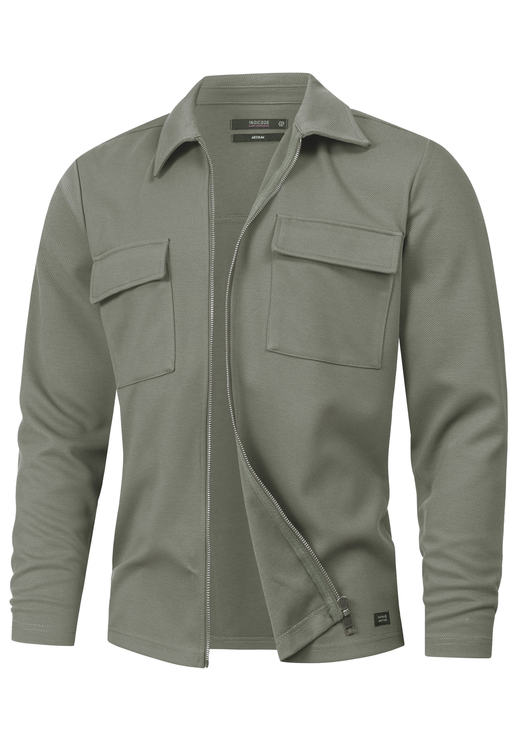 Hemd Langarm INNello Zip Shirt Produktbild