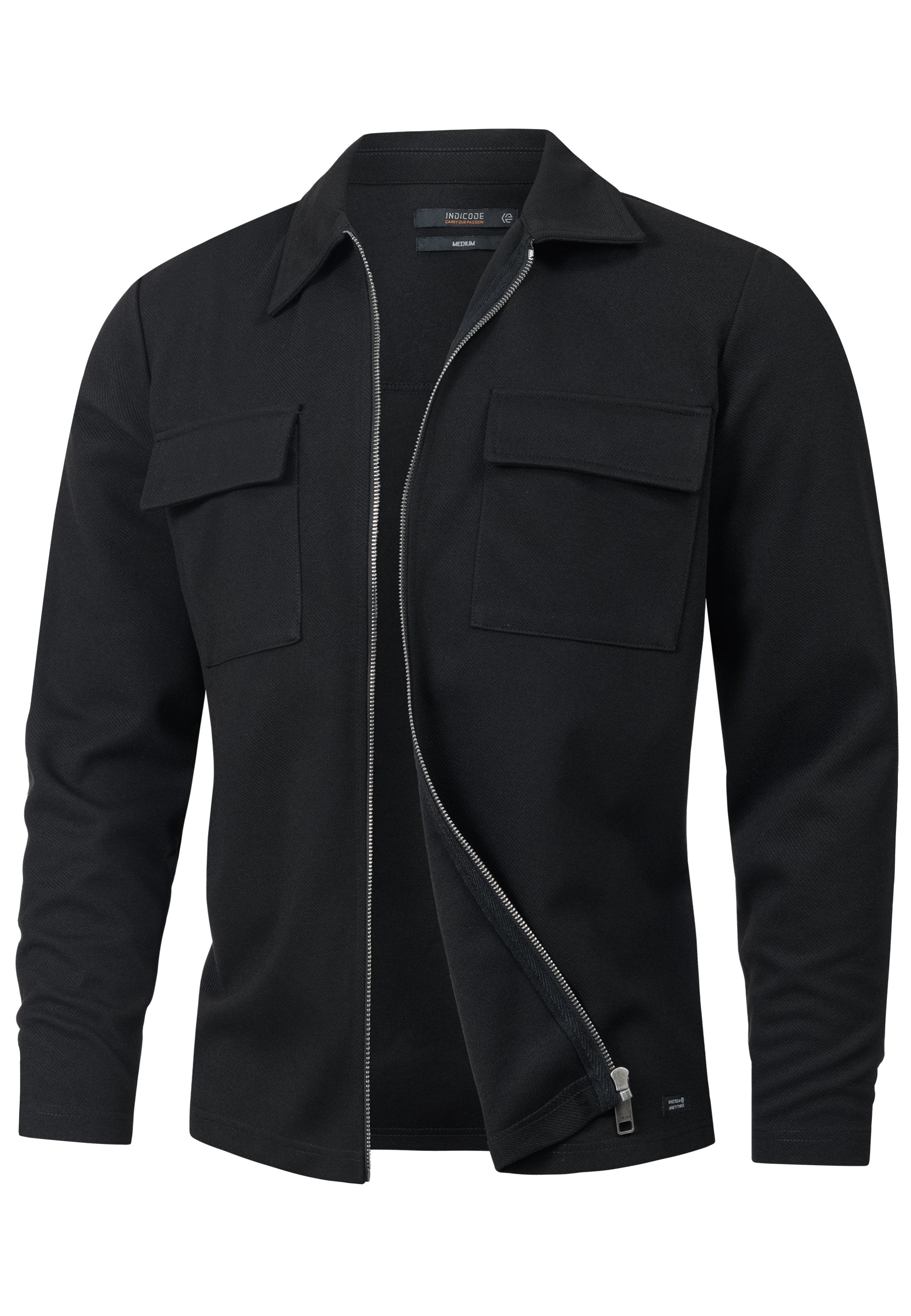 Hemd Langarm INNello Zip Shirt Produktbild