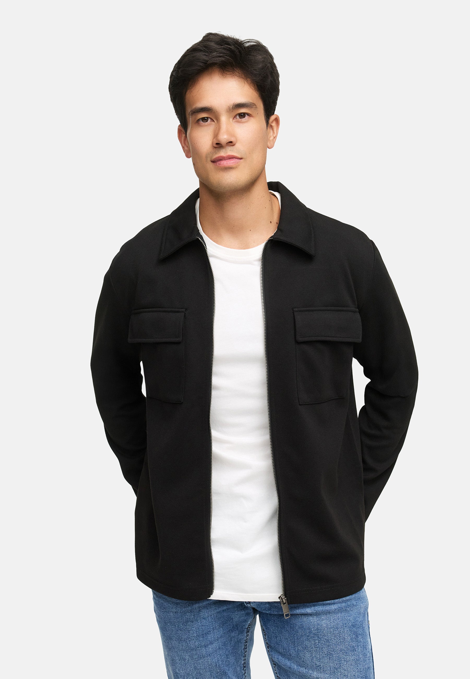 Hemd Langarm INNello Zip Shirt Produktbild