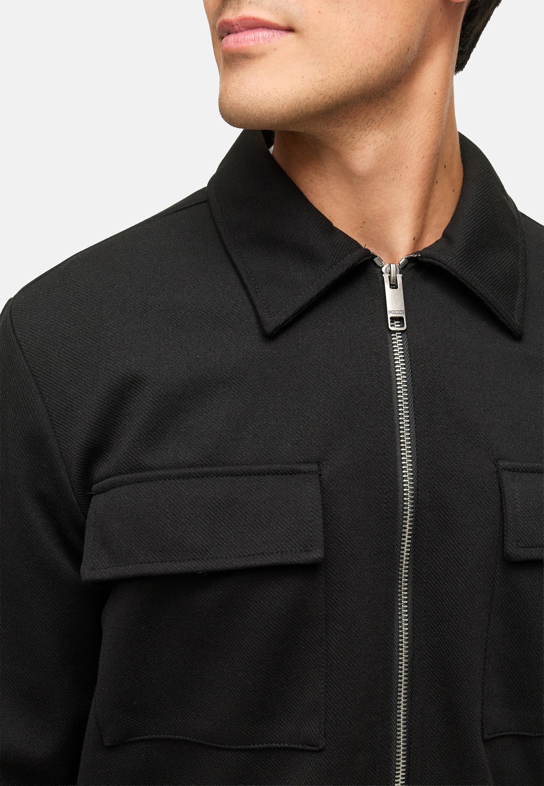 Hemd Langarm INNello Zip Shirt Produktbild