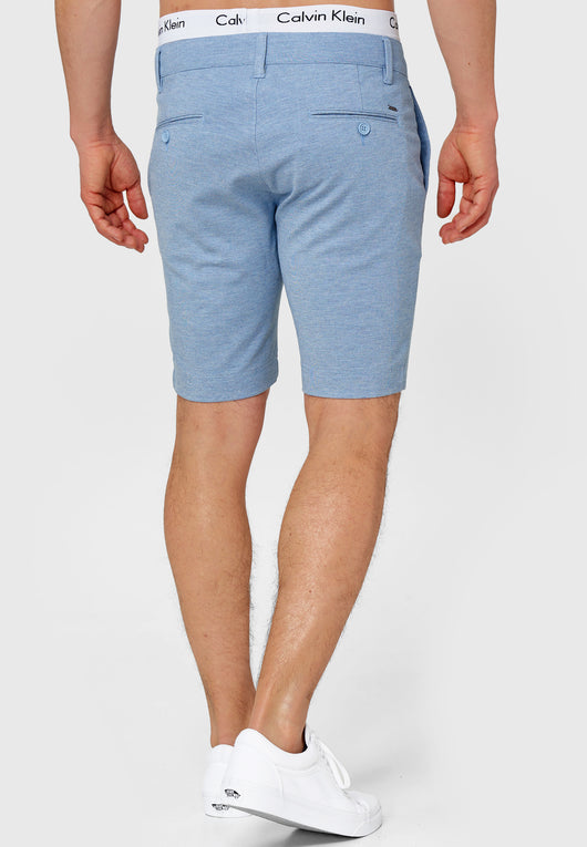 Indicode men's Aalborg chino shorts with 4 pockets made of viscose stretch