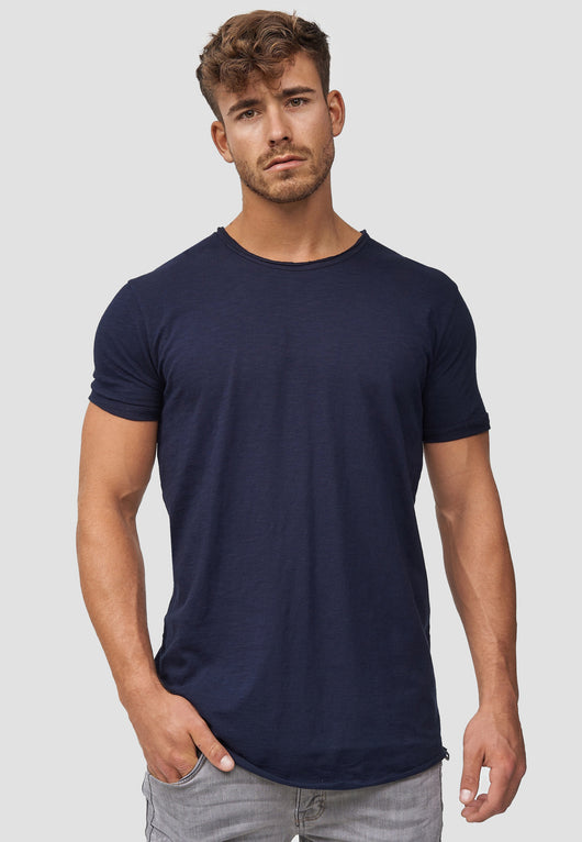 Indicode Men's Willbur Tee Crew Neck T-Shirt Made from 100% Cotton