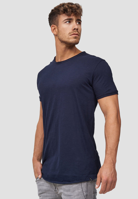 Indicode Men's Willbur Tee Crew Neck T-Shirt Made from 100% Cotton