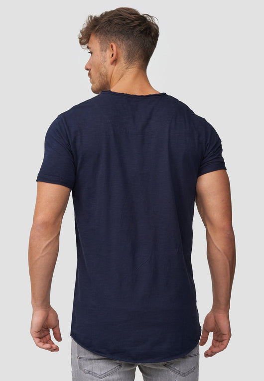 Indicode Men's Willbur Tee Crew Neck T-Shirt Made from 100% Cotton