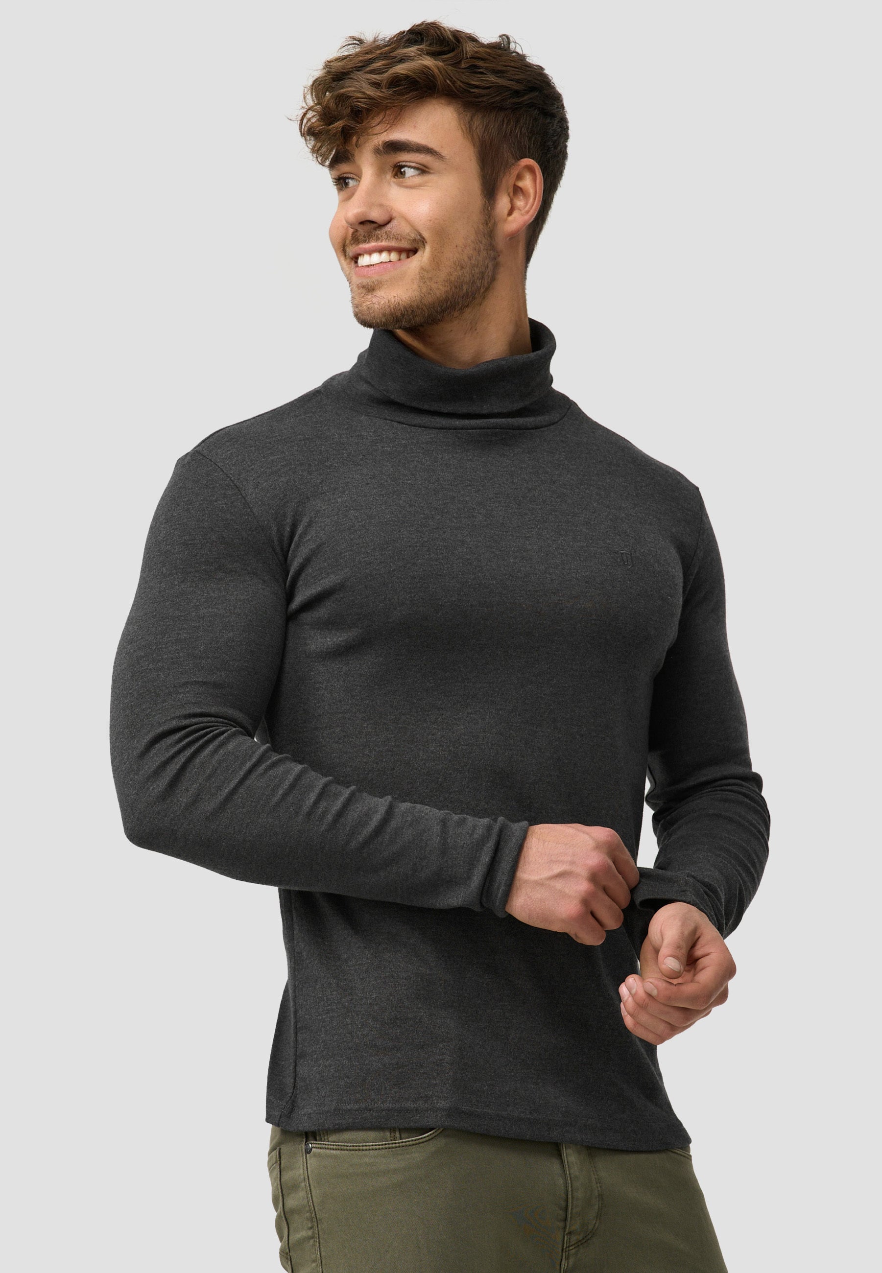 Langarmshirt Rollkragen Eagon Produktbild
