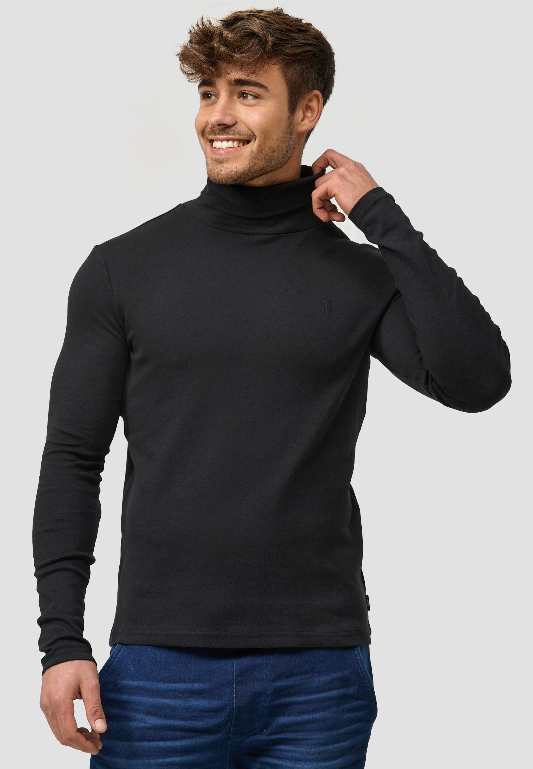 Langarmshirt Rollkragen Eagon Produktbild
