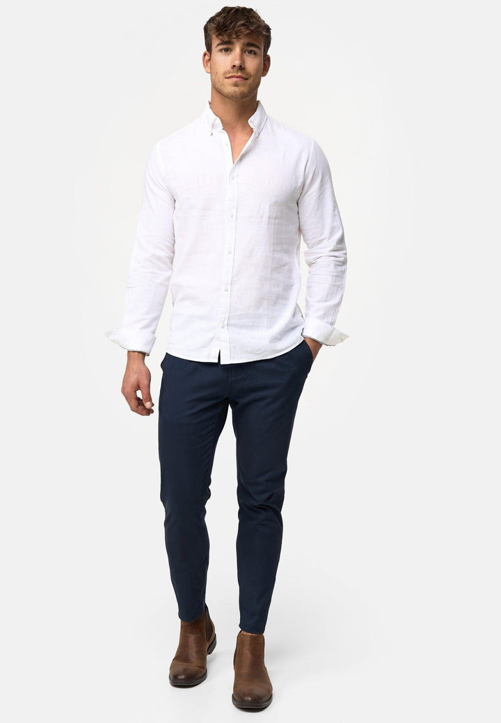 Indicode Herren Brayden Hemd gestreift mit Button-Down-Kragen - INDICODE