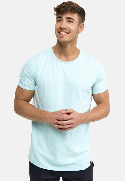 Indicode Men's Willbur Tee Crew Neck T-Shirt Made from 100% Cotton