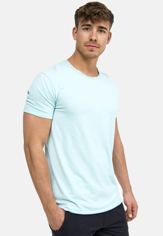 Indicode Men's Willbur Tee Crew Neck T-Shirt Made from 100% Cotton