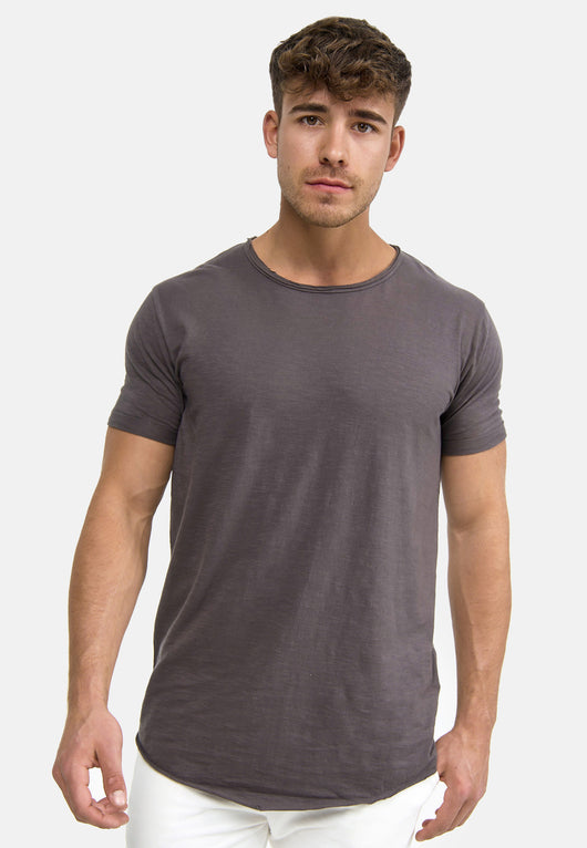 Indicode Men's Willbur Tee Crew Neck T-Shirt Made from 100% Cotton