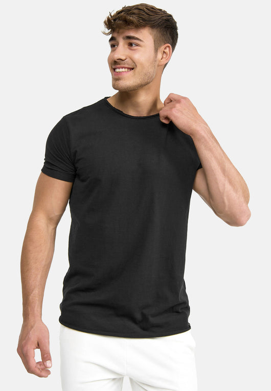 Indicode Men's Willbur Tee Crew Neck T-Shirt Made from 100% Cotton