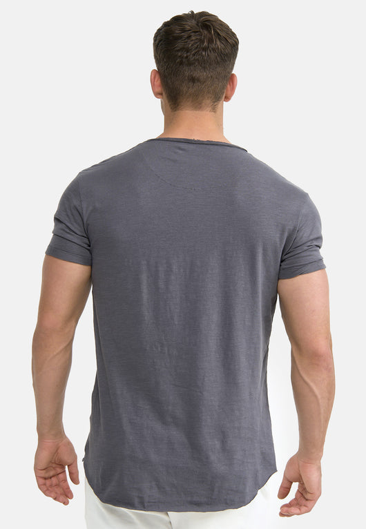 Indicode Men's Willbur Tee Crew Neck T-Shirt Made from 100% Cotton