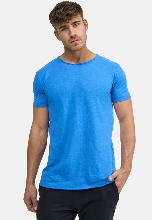 Indicode Men's Willbur Tee Crew Neck T-Shirt Made from 100% Cotton