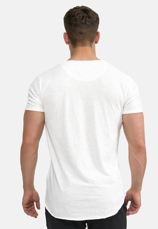 Indicode Men's Willbur Tee Crew Neck T-Shirt Made from 100% Cotton