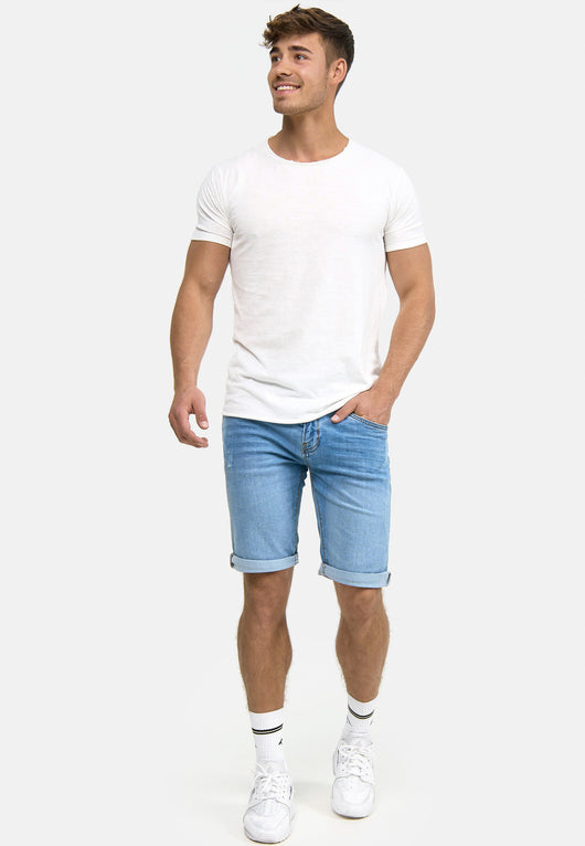 Indicode Men's Willbur Tee Crew Neck T-Shirt Made from 100% Cotton