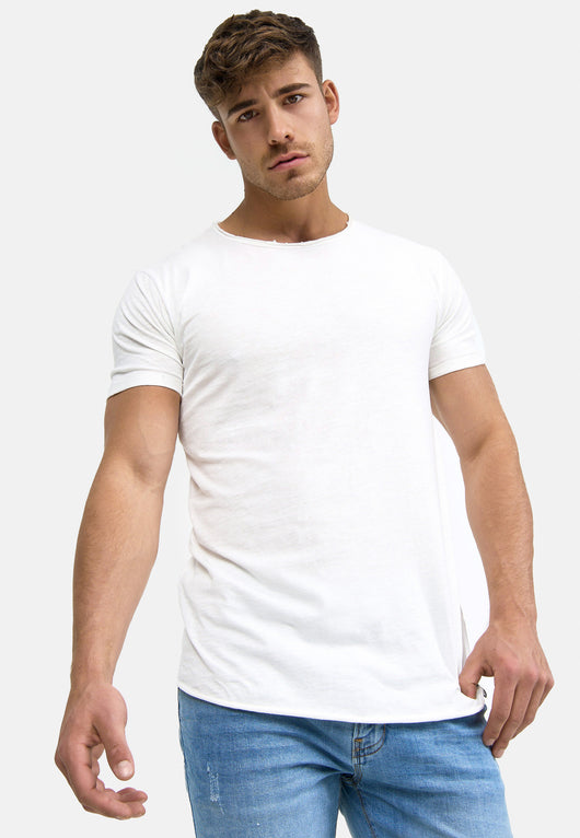 Indicode Men's Willbur Tee Crew Neck T-Shirt Made from 100% Cotton