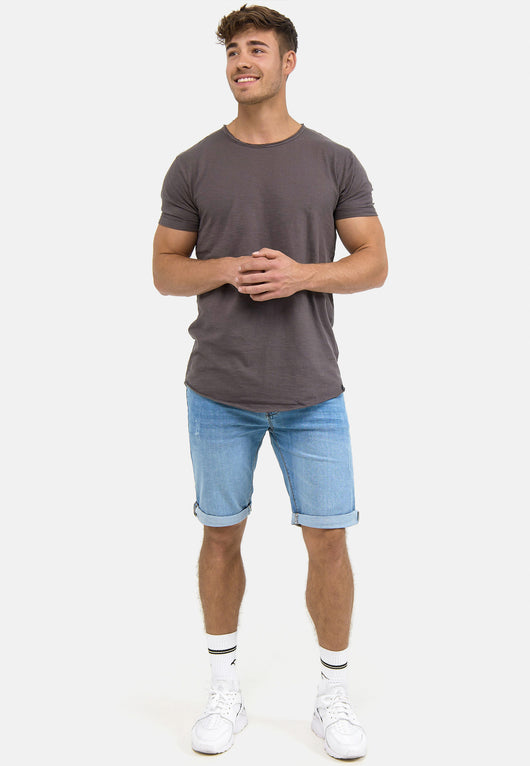 Indicode Men's Willbur Tee Crew Neck T-Shirt Made from 100% Cotton