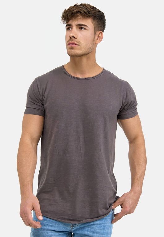 Indicode Men's Willbur Tee Crew Neck T-Shirt Made from 100% Cotton