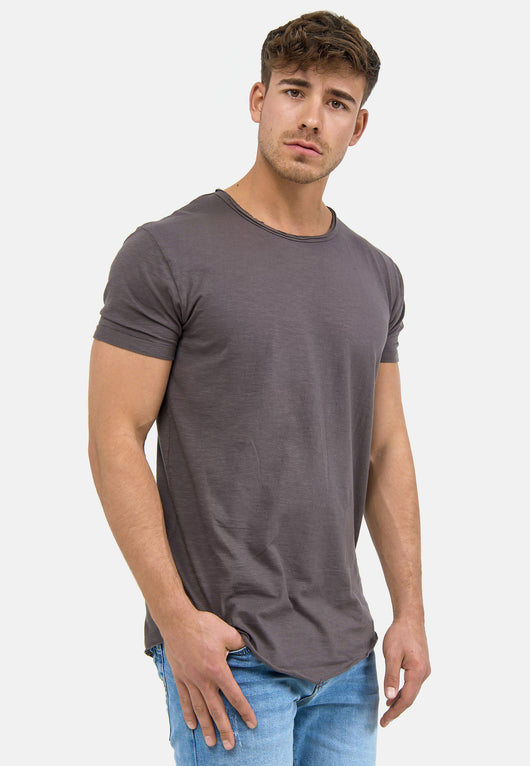 Indicode Men's Willbur Tee Crew Neck T-Shirt Made from 100% Cotton