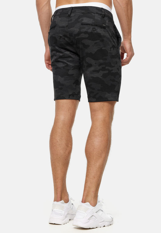 Indicode men's Aalborg chino shorts with 4 pockets made of viscose stretch