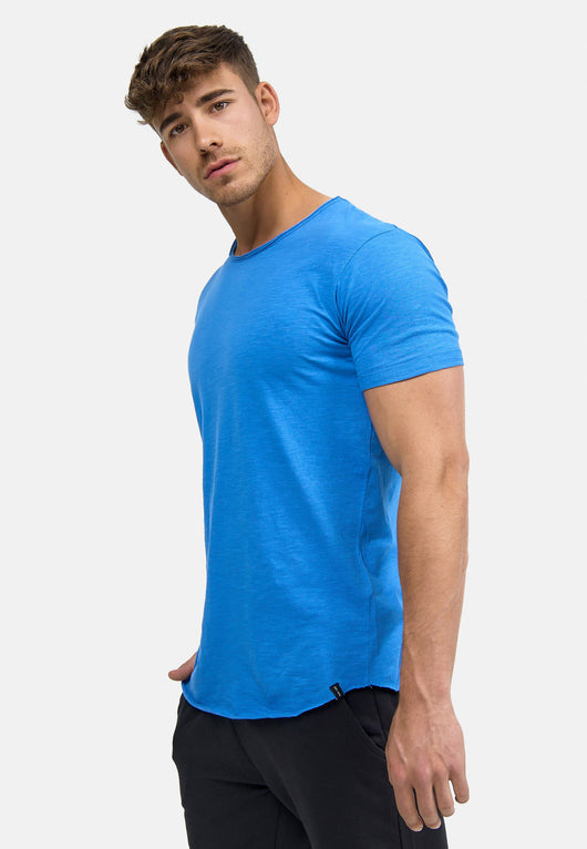Indicode Men's Willbur Tee Crew Neck T-Shirt Made from 100% Cotton