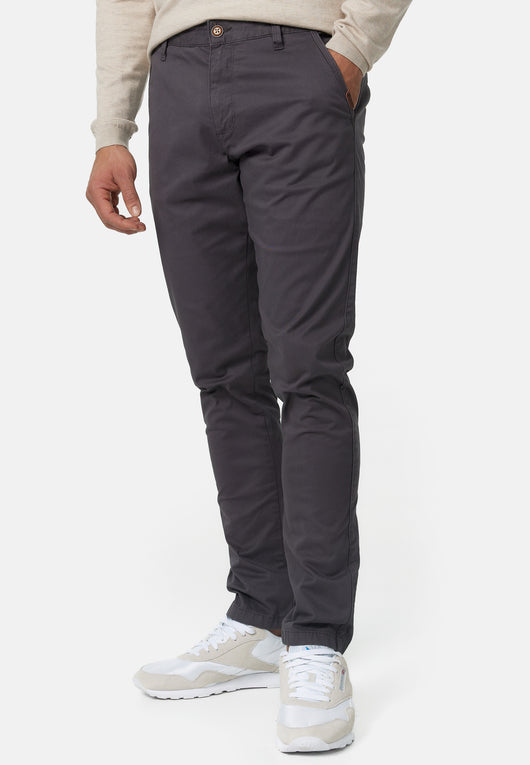 Indicode Men's Cherry Chinos made of cotton incl. belt