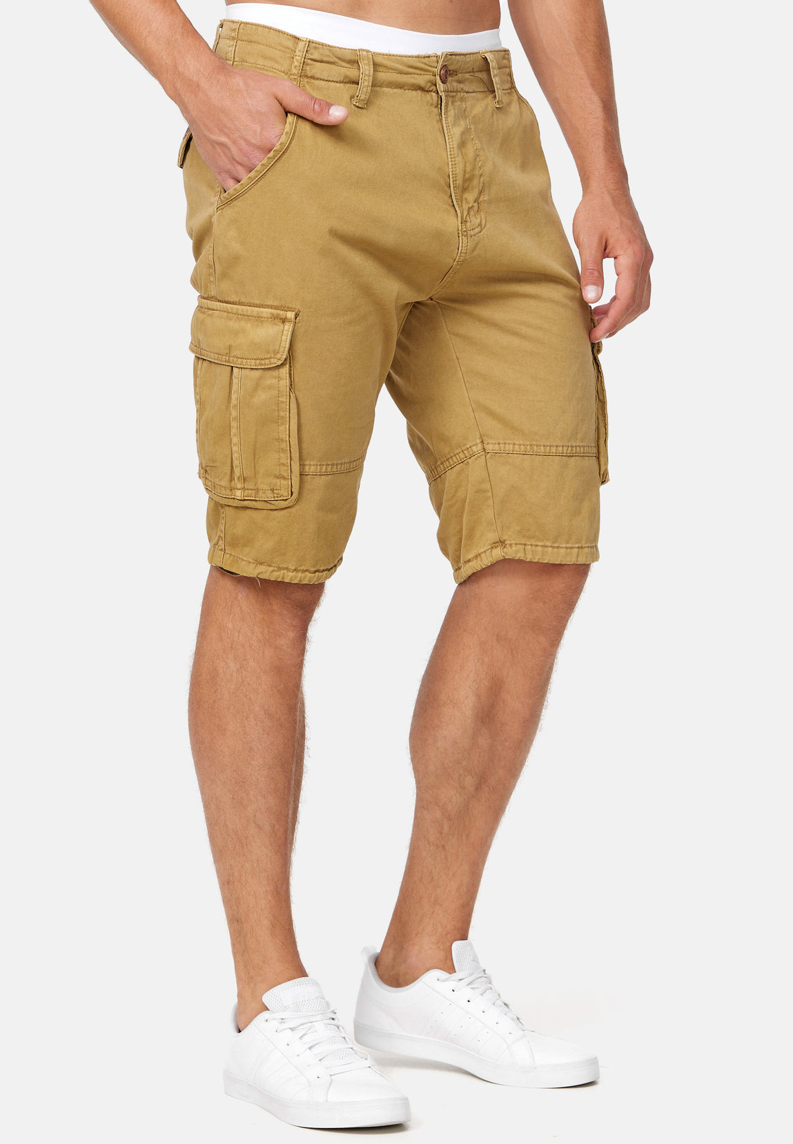 Lot De 2 Shorts Cargo Cherokee – Marine Et Pierre, Taille 7, 100% Coton
