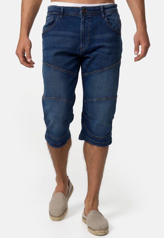 INDICODE JEANS INCADEN - Jeansshort - ultra black/zwart INDICODE JEANS INCADEN - Jeansshort - ultra black/zwart