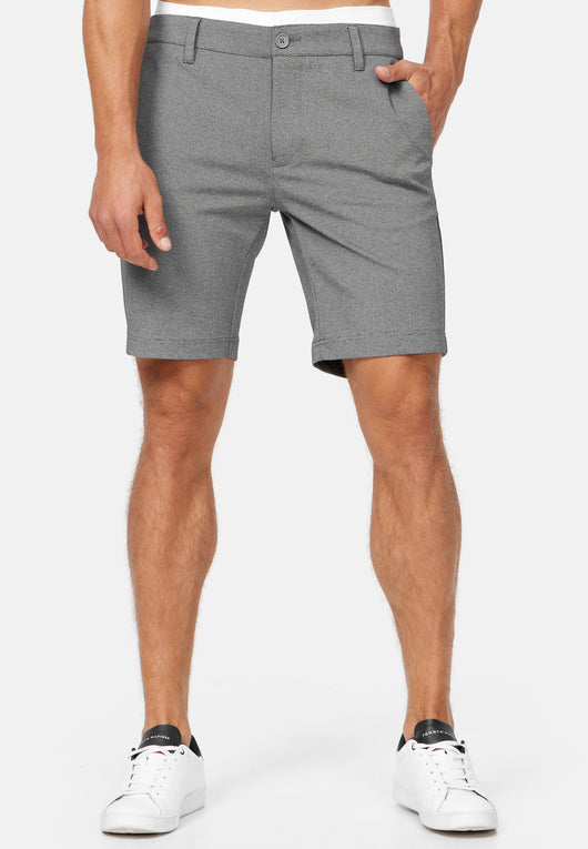 Indicode men's Aalborg chino shorts with 4 pockets made of viscose stretch