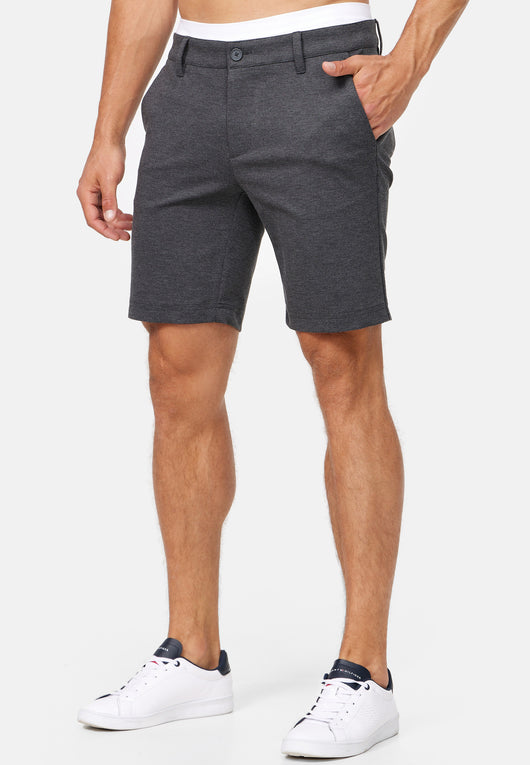 Indicode men's Aalborg chino shorts with 4 pockets made of viscose stretch