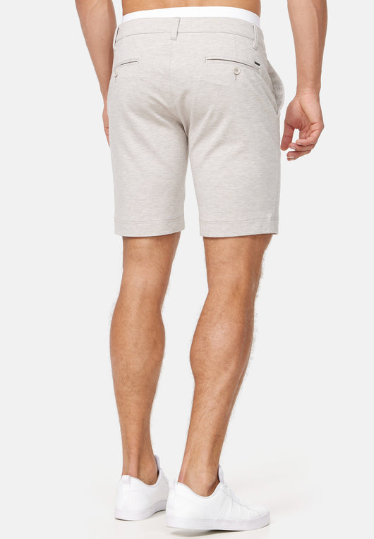 Indicode men's Aalborg chino shorts with 4 pockets made of viscose stretch