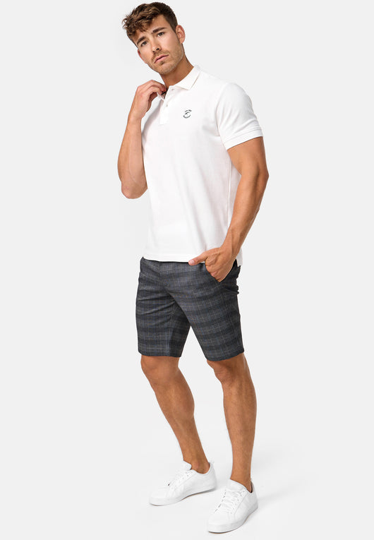Indicode men's Aalborg chino shorts with 4 pockets made of viscose stretch