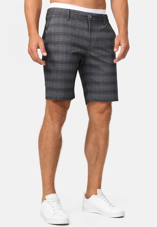 Indicode men's Aalborg chino shorts with 4 pockets made of viscose stretch