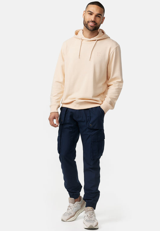 Indicode men's Leonard cargo pants made of cotton blend with 5 pockets