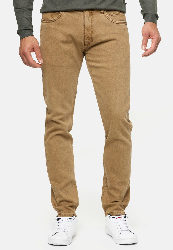 Indicode Herren INSamario Jeanshose aus 99% Baumwolle mit 5 Taschen - INDICODE