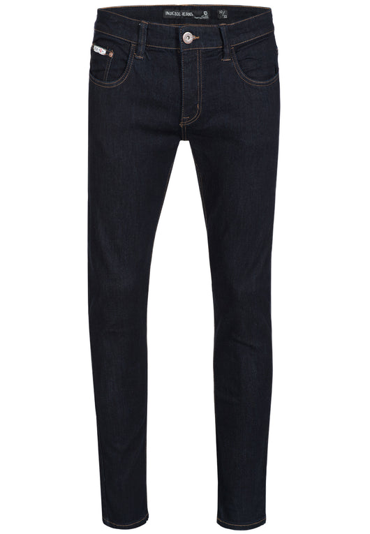 Indicode men's Texas denim pants made from a cotton blend with stretch content