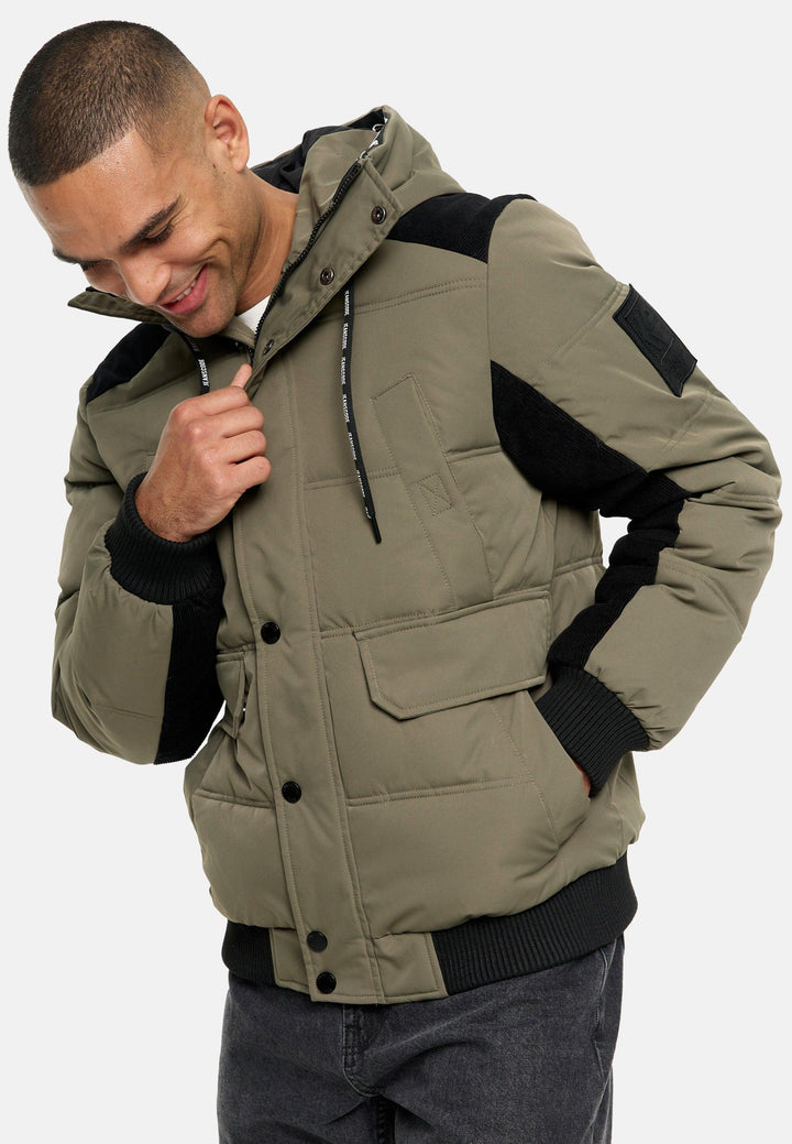 Indicode Herren INJakobe Winterjacke mit Kapuze - INDICODE
