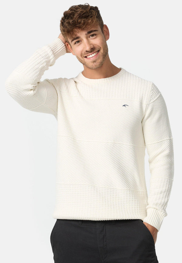 Indicode Herren INJustice Strickpullover mit Rundhals-Ausschnitt - INDICODE