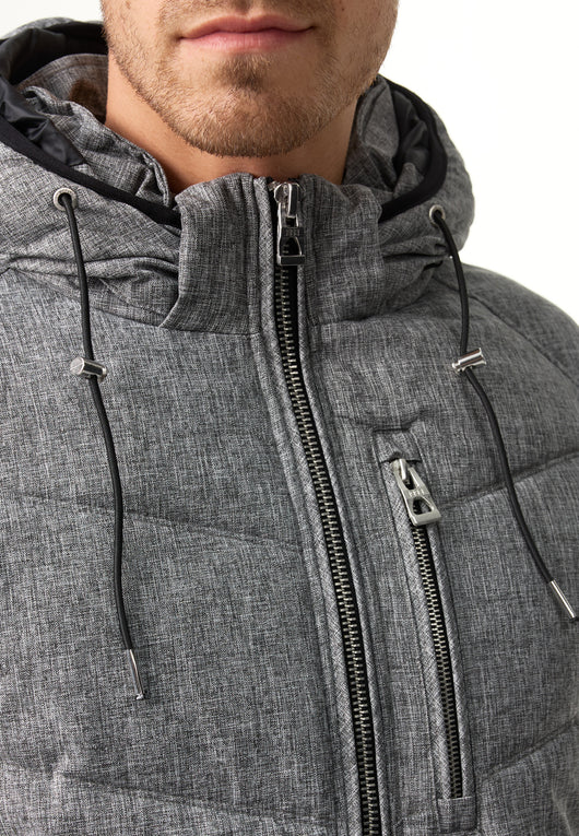 Indicode Heren Marlon Quilted Jacket | Gewatteerd jack in donsjackstijl Navy Mix S Indicode Heren Marlon Quilted Jacket | Gewatteerd jack in donsjackstijl Navy Mix S