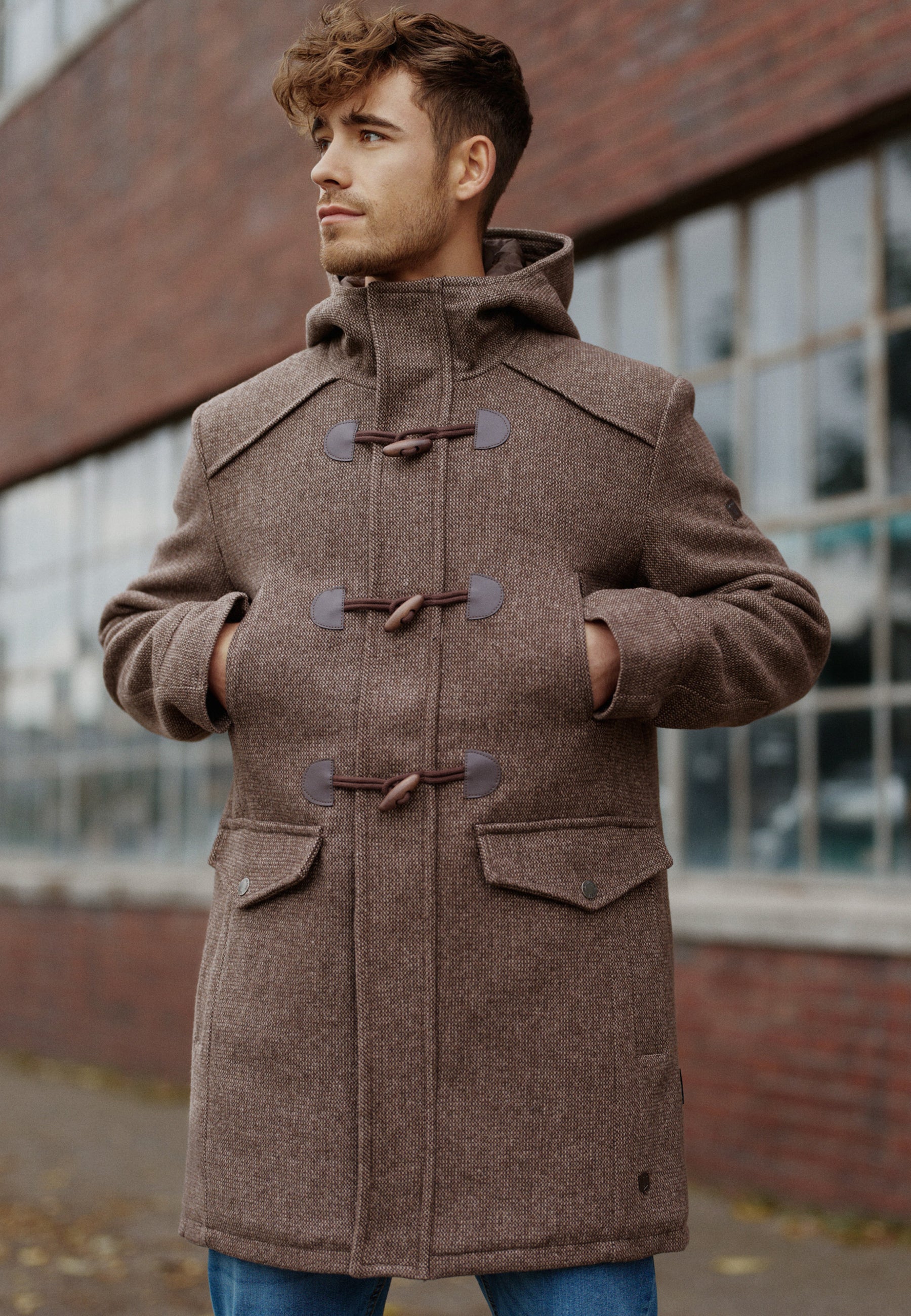 Duffle store coat mens