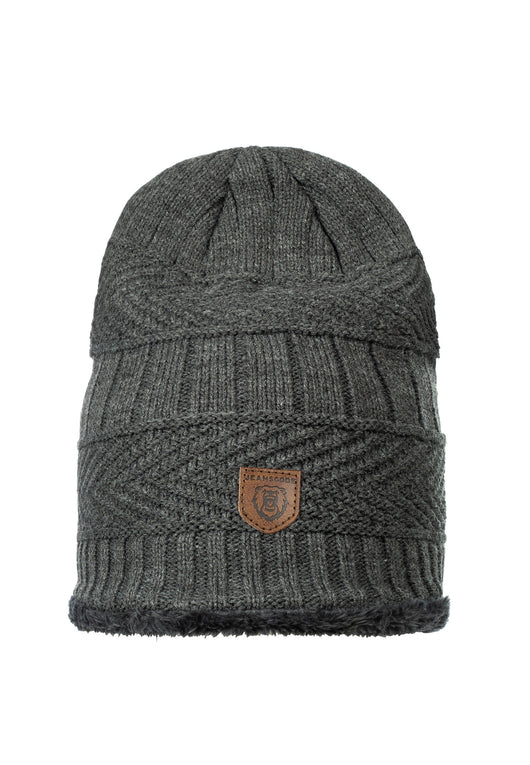 Indicode Men's Siracusa Winter Set Hat & Scarf with Fleece Lining (Teddyfleece)