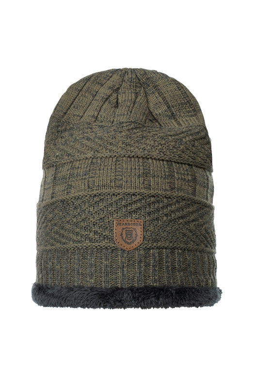 Indicode Men's Siracusa Winter Set Hat & Scarf with Fleece Lining (Teddyfleece)